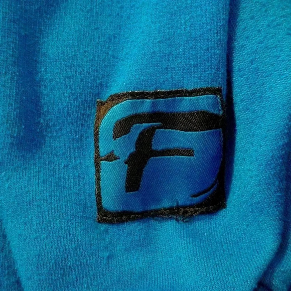 Fubu The Collection Zippered Hoodie, Blue, S - Picture 5 of 6